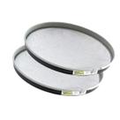 Kit 2 Peneira de Aço Tela Trancada 30cm Fubá Farinha Tapioca