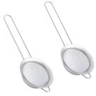 Kit 2 Peneiras Coador Em Aço Inox Pequena 8,5cm 1310 Paramount