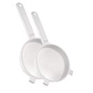 Kit 2 Peneiras Utensílios De Cozinha 19cm E 16cm Tela Nylon