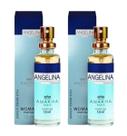 Kit 2 Perfume Feminino Angelina Amakha Paris Bolsa Bolso