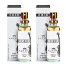 Kit 2 Perfume Rock Masculino Amakha Paris Bolso ou Bolsa