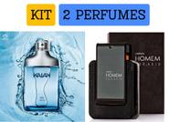 Kit 2 perfumes 1 Natura Coragio + 1 Kaiak Refrescante dia e noite Presente mais vendido