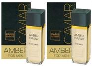 Kit 2 Perfumes Paris Elysees Amber Caviar