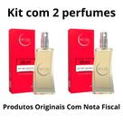 Kit 2 Perfumes Silver Energise Eau Parfum Masculino 65 ML