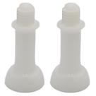 Kit 2 Pés Traseiros Branco P/ Fogão Electrolux Fc4cb, Fc4cs, Fc4vb, Fc5cb, Fc5cs, Fc5vb e Fc5vs Original
