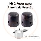 KIT 2 PESOS central (pino) modelo comum para panela de pressão 2,5 à 20 LITROS