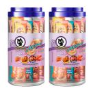 Kit 2 Petisco Para Pets ChuChups Cream Pote Sortido com 24 Tubos
