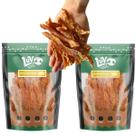 Kit 2 Petiscos Natural Caes E Gatos Peito De Frango 100g Luv