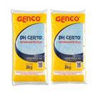Kit 2 PH Certo Genco Elevador Alcalinidade Estabilizador 2Kg