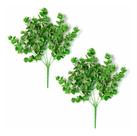 Kit 2 Pick Eucalipto Planta Artificial Permanente 33cm Kit 2 Pick Eucalipto Planta Artificial Permanente 33cm