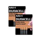Kit 2 Pilha Duracell AAA Alcalina 4 Unidades