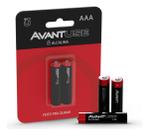 Kit 2 Pilhas Alcalina Palito AAA 1.5v Cod: 408040013 Avant Use