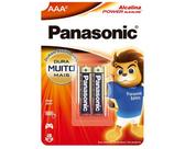 Kit 2 Pilhas Panasonic Alcalinas AA2 LR03XAB/2B192