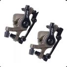 Kit 2 Pinças de Freio a Disco Mecânico RM2 XTime Dianteira e Traseira para Bike 160mm com Pastilhas Kit 2 Pinças de Freio a Disco Mecânico RM2 XTime Dianteira e Traseira para Bike 160mm com Pastilhas