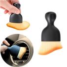 Kit 2 Pincéis Multiuso Limpeza Escova Cerdas Macias Ar Carro Pincel automotivo Condicionado Teclado Remoção Cantos