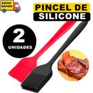 Kit 2 Pincel De Silicone Utensílio De Cozinha Confeitaria E Culinária