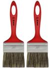 Kit 2 Pincel Trinchas Para Pintura Tigre Media 500 2 1/2 Polegadas Cerda Gris Parede Látex Acrílico Kit 2 Pincel Trinchas Para Pintura Tigre Media 500 2 1/2 Polegadas Cerda Gris Parede Látex Acrílico