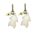 Kit 2 Pingentes/Chaveiros de Pato para Carro Resina, Muda de Cor, e Decorativo