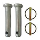 Kit 2 Pino Liso do Terceiro Ponto 3/4"x105mm Massey com Quebra Dedo