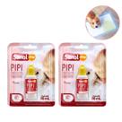 Kit 2 Pipi Dog Sanol Educador Sanitário 20m Atrativo Para Adestrar Cães Ensina Urinar no Local Certo