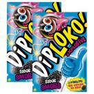 Kit 2 Pirulito Dip loko Explosive Sabor Amora 11g