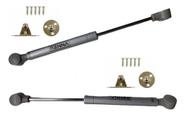 Kit 2 Pistão A Gás Cinza Para Portas De Armário 100n Renna