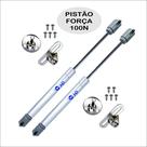 Kit 2 Pistão P/ Porta De Armário Abre P/ Cima Gás 100n