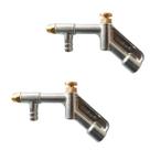 Kit 2 Pistola Limpeza Pulverizadora Ar Comprimido Garden 1/4