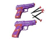 Kit 2 Pistolas de Dardos Arminhas de Brinquedo Verde