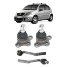 Kit 2 Pivô + 2 Terminal Citroen C3 (2003-2012)