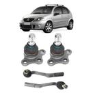 Kit 2 Pivôs e 2 Terminais Citroen C3 2003 a 2012