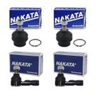 Kit 2 Pivôs Inferior + 2 Terminal Direção Hilux 2005/2015