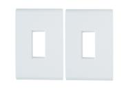 Kit 2 Placa 4x2 1 Posto Vertical Branca - Tramontina Liz