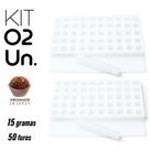 Kit 2 Placa Porcionadora Dosadora de Doces Brigadeiro 15g