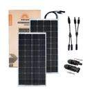 Kit 2 Placa Solar 155w Conector Paralelo Mc4 Y - Monocristalino
