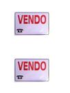KIT 2 PlacaS DE Sinalização 20x30 Frase: Vendo KIT 2 PlacaS DE Sinalização 20x30 Frase: Vendo