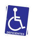 Kit 2 Placas de Sinalização PCD - Acessibilidade para Pessoas com Deficiência e Cadeirantes