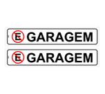 Kit 2 Placas de Sinalização Proibido Estacionar garagem PS 5x25cm Autoadesivas para entrada veículos Kit 2 Placas de Sinalização Proibido Estacionar garagem PS 5x25cm Autoadesivas para entrada veículos