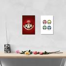 Kit 2 Placas Decorativas Super Mario MDF 20x30cm - Vintage