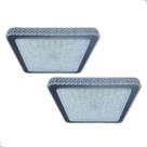Kit 2 Plafon Acrílico Gemini 24W 40x40 Bivolt