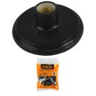 Kit 2 Plafon de Plástico Preto Bocal Porcelana E27 Foxlux
