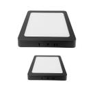 Kit 2 Plafon Led Sobrepor 12w Quadrado 3000k Preto Blumenau Kit 2 Plafon Led Sobrepor 12w Quadrado 3000k Preto Blumenau