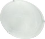 Kit 2 plafon taschibra redondo laguna 25cm vidro murano