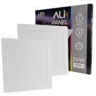 Kit 2 Plafons Led Embutir Quadrado 24W 6500K (Branco Frio) 1680L Bivolt Termo EcoPanel ALI-1PF005 ALI