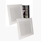 Kit 2 Plafons Led Embutir Quadrados 12W 6500K Branco Frio 840L Bivolt Termo EcoPanel ALI-1PF001 ALI