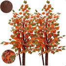 Kit 2 Planta Artificial Ficus Outono Lira Sem Vaso Decoração Kit 2 Planta Artificial Ficus Outono Lira Sem Vaso Decoração