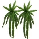Kit 2 Planta Artificial Ornamental Samambaia Exótica 1,10M