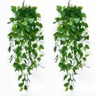 Kit 2 Plantas Verde de pendurar Videiras Heras Verde 95cm