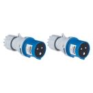 Kit 2 Plugue Móvel Ind 2p+t 16A 220-250 Vca 6H Tramontina -