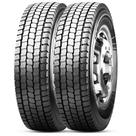 Kit 2 Pneu Argantis by Pirelli Aro 22.5 295/80R22.5 152/148M TL M+S A.R70D Borrachudo Rodoviário